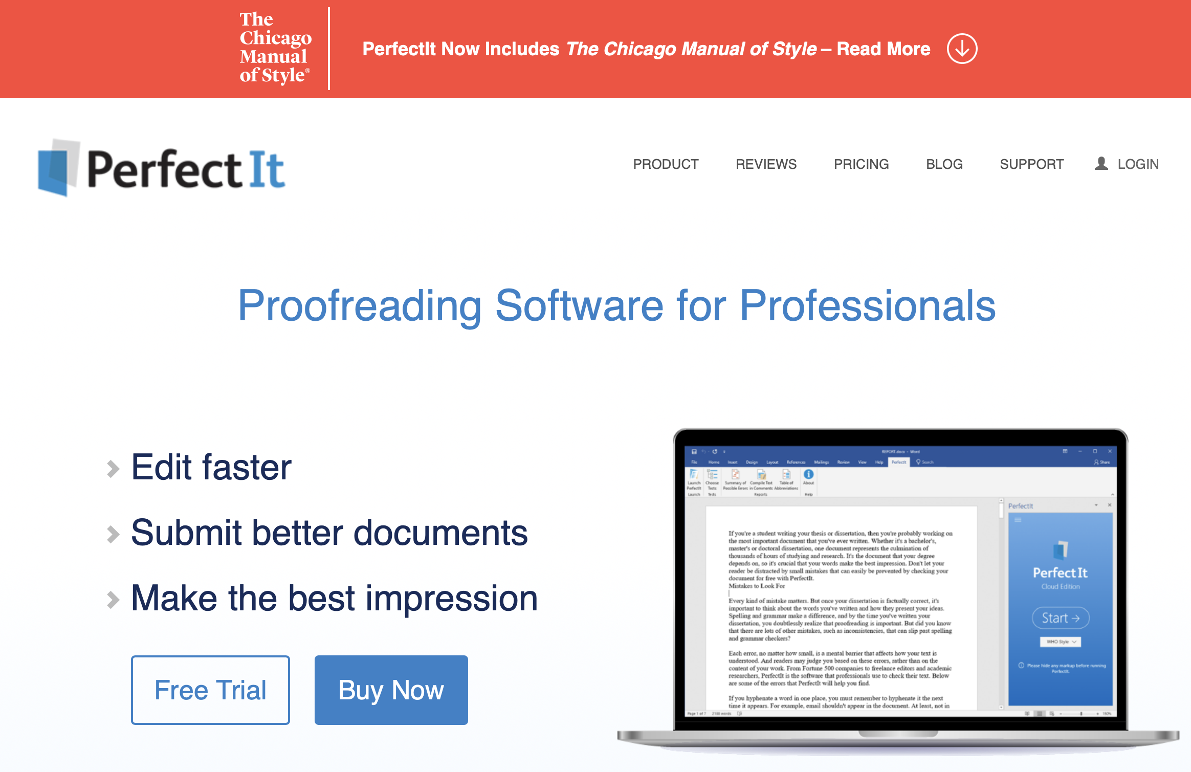 Editing and proofreading tools